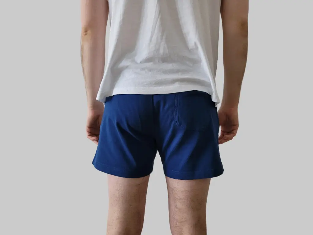 MID-THIGH SHORTS DARK BLUE