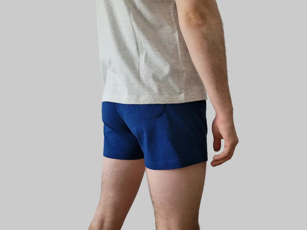 MID-THIGH SHORTS DARK BLUE