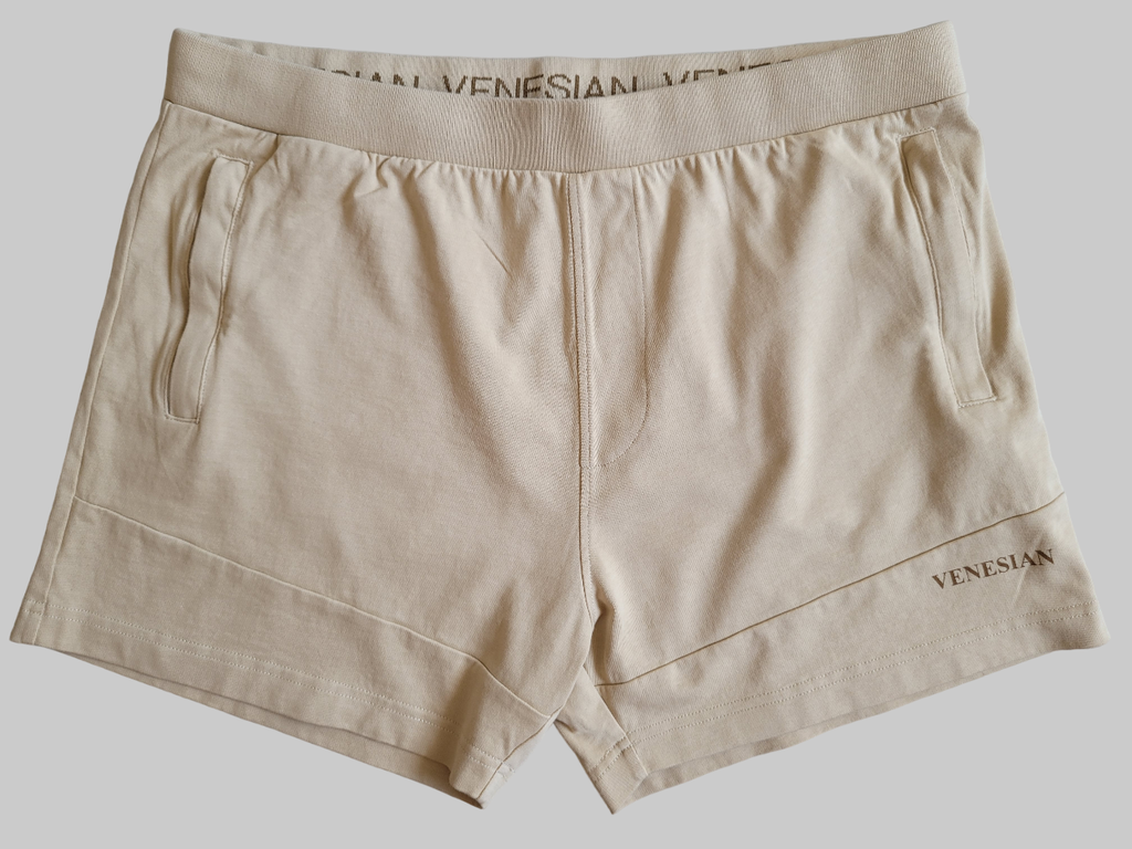 MID-THIGH SHORTS SAND