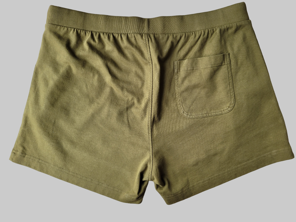 MID-THIGH SHORTS OLIVE GREEN