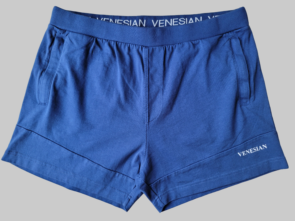 MID-THIGH SHORTS DARK BLUE