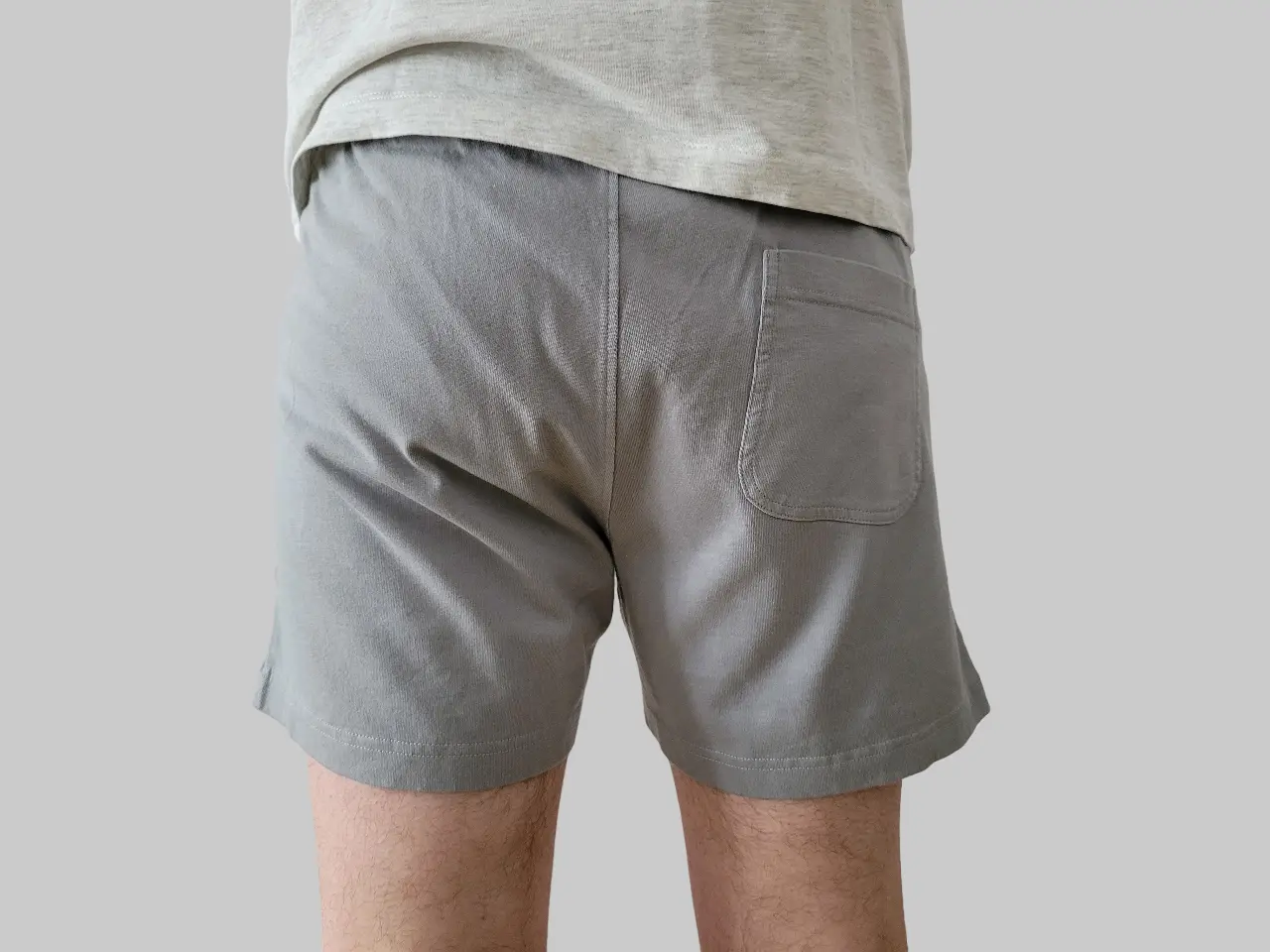 MID-THIGH SHORTS GREY