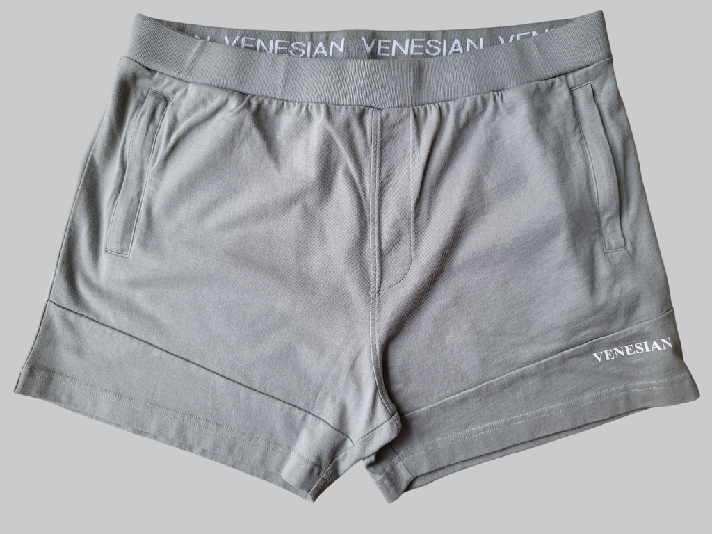 MID-THIGH SHORTS GREY